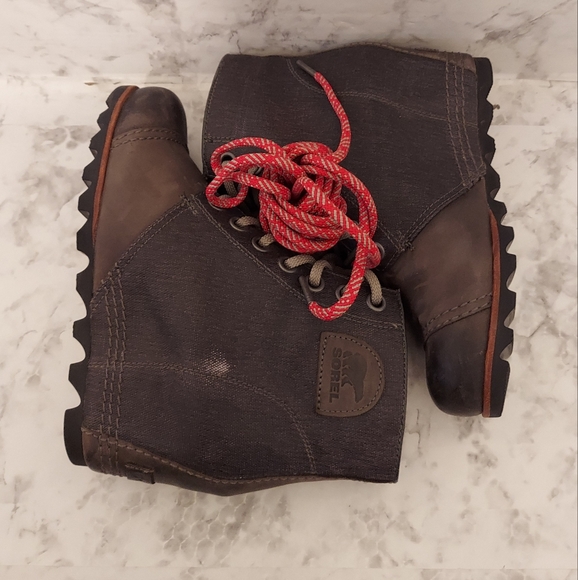 Pre-owned Sorel 1964 Premium Wedge Ankle Boots - Picture 9 of 12